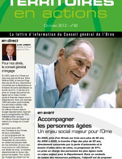Territoires en actions n°40 - Accompagner les personnes âgées : un enjeu social majeur pour l’Orne ©CD61