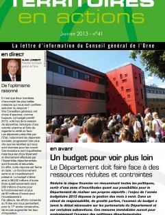 Territoires en actions n°41 - Un budget pour voir plus loin : le Département doit faire face à des ressources réduites et contraintes ©CD61