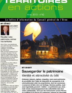 Territoires en actions n°42 - Sauvegarder le patrimoine : Identité et attractivité du bâti ©CD61