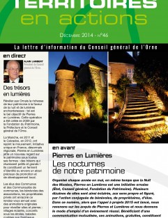 Territoires en actions n°46 - Pierres en lumières : Les nocturnes de notre patrimoine ©CD61