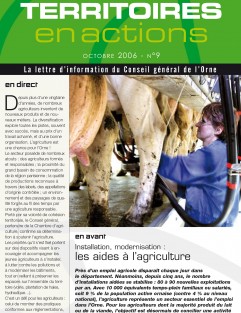 Territoires en actions n°9 - les aides à l’agriculture ©CD61