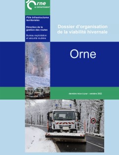 Dossier d'organisation de la viabilité hivernale 2022-2023 ©CD61