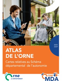 Atlas de l'Orne - Cartes relatives au Schéma départemental de l’autonomie 2025-2029 ©CD61