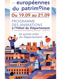 Programme du Département des Journées Européennes du Patrimoine 2025 ©CD61